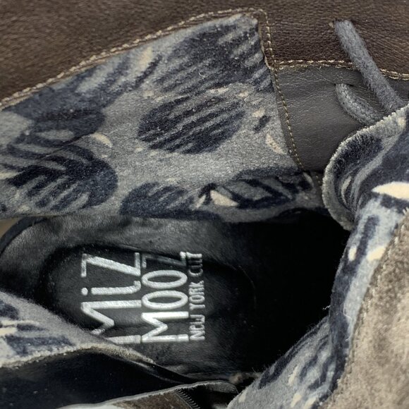 Miz Mooz Lace Up Boots Booties Sloanne Brown Women’s Sz EU 39/ US 8.5-9. #16 - Picture 10 of 13